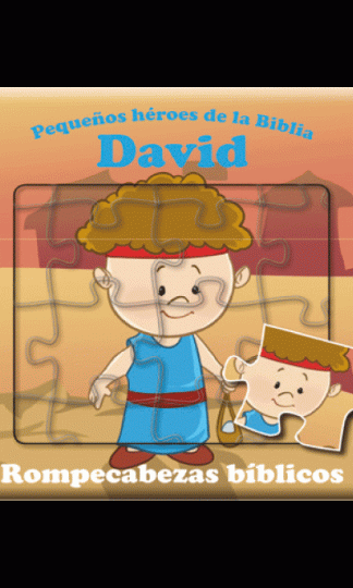 pequeños héroes  de la biblia:  David