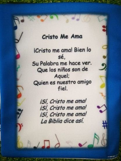 Biblia en tela para bebes azul - Imagen 2