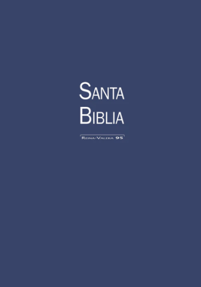 Biblia RV95 azul tapa flexible