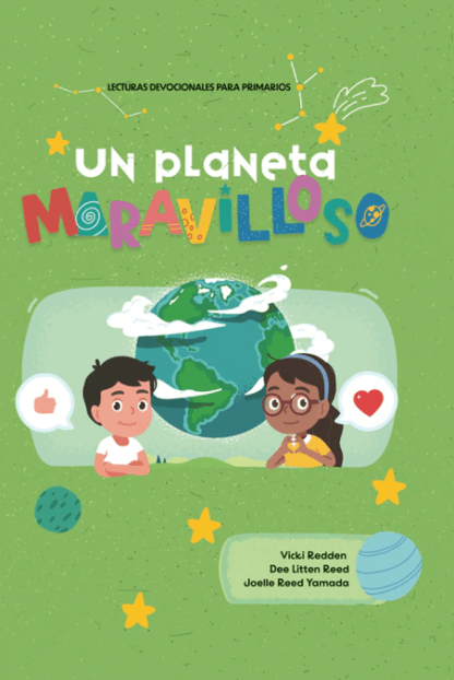 portada de matutina de menores 2024 para niños de 5-9 años. la imagen muestra un planeta y unos niños.