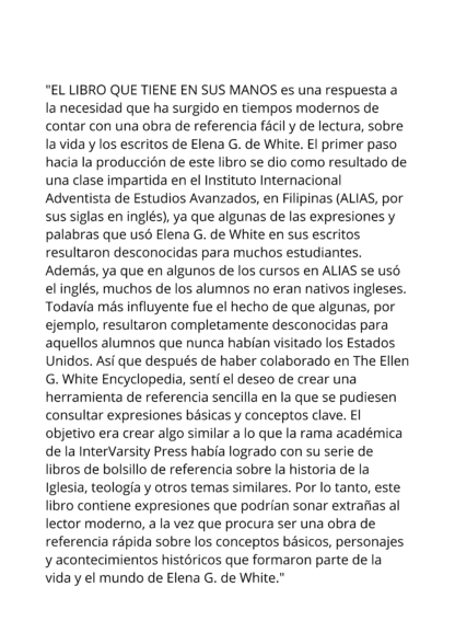 Pequeño diccionario de los escritos de Elena G de white - Imagen 4