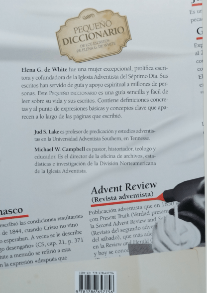 Pequeño diccionario de los escritos de Elena G de white - Imagen 2