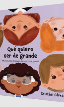 libro para niños y niñas, libro didactico para escoger que quieren ser de grandes, libro especial para niñas