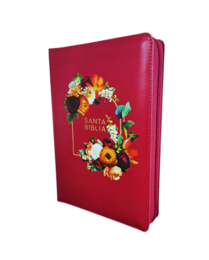 Biblia Tamaño Manual Letra Gigante con Índice y Cierre – Granada Símil Piel - Imagen 4