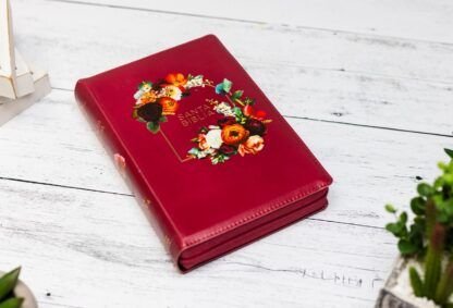 Biblia Tamaño Manual Letra Gigante con Índice y Cierre – Granada Símil Piel - Imagen 3