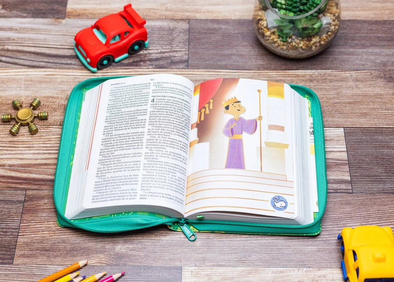 Biblia interactiva para niños letra grande - Imagen 4