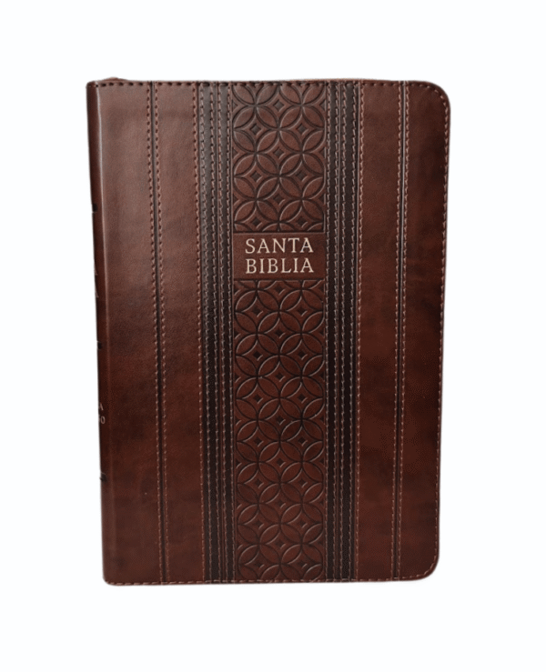 Biblia Letra Grande con Índice y Cierre – marron