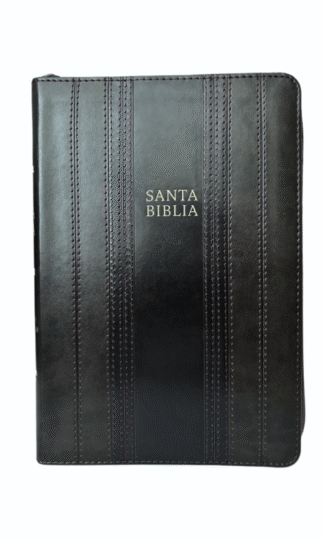Biblia Letra Grande con Índice y Cierre – Negro