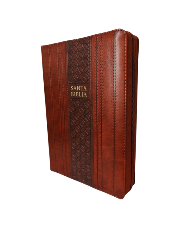 Biblia Letra Grande con Índice y Cierre – marron - Imagen 2