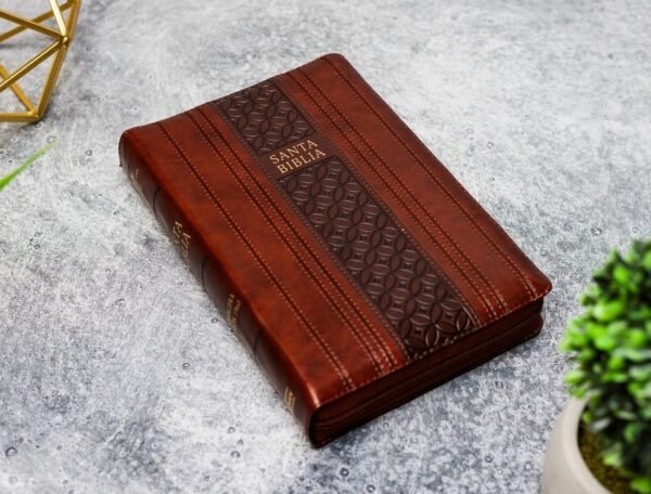 Biblia Letra Grande con Índice y Cierre – marron - Imagen 5
