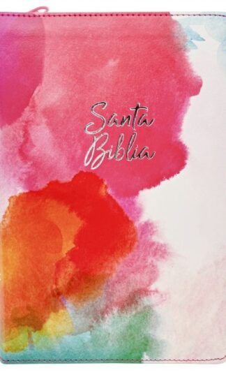 Biblia Letra Grande con Índice y Cierre – Acuarela