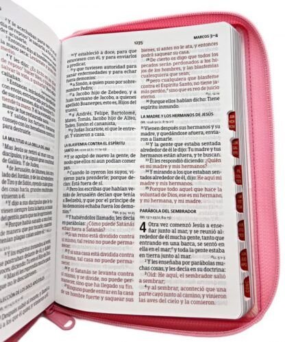 Biblia Letra Grande con Índice y Cierre – Acuarela - Imagen 3