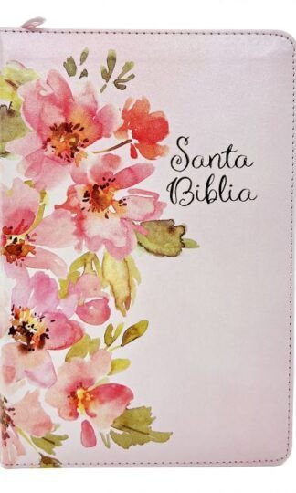 Biblia Letra Grande con Índice y Cierre – Rosa