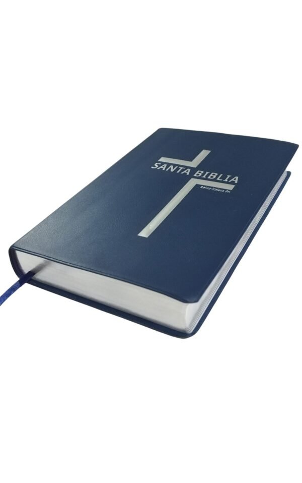 Biblia Reina Valera 1995 letra grande azul - Imagen 2