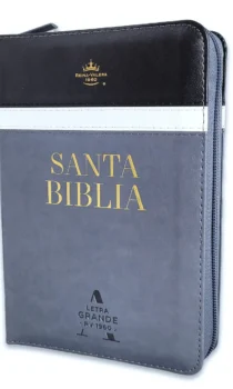 Biblia Letra Grande azul con Cierre – RVR1960