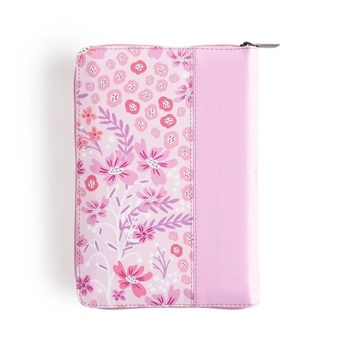 Biblia Letra Grande con Índice y Cierre – Rosa Floral – RVR1960 - Imagen 2